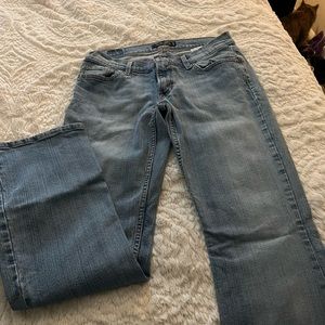 Levi’s flare jeans.